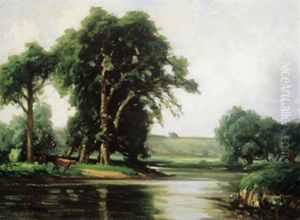 Cattle At The River's Edge