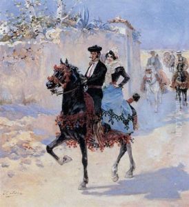 The Wedding Day by Ulpiano Checa y Sanz