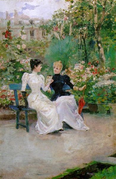 La Conversation Dans Un Jardin - view 1