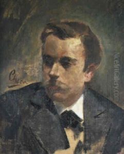 Retrato De Cecilio Pl  A Los 20 Anos