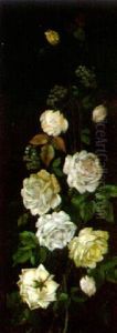 Ramo De Flores by Felipe Checa Y Delicado