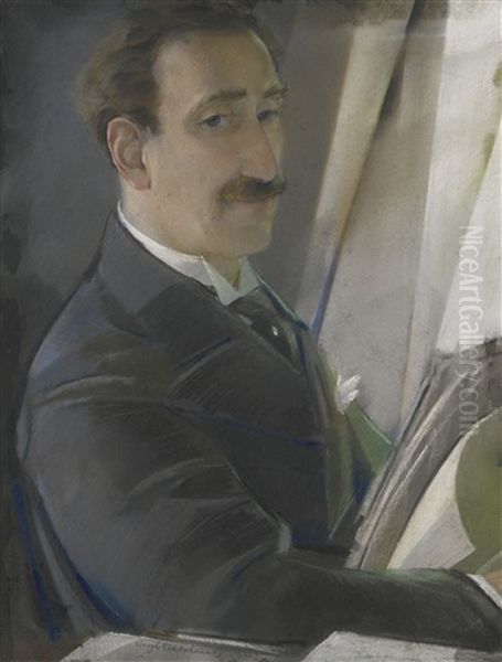 Portrait Of An Artist Said To Be Leon Bakst - view 1