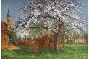Fruhling In Bruck By Munchen
