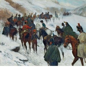 Napoleon Passing Through The Guadarrama Mountains