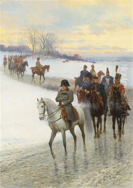 Napoleon Leading His Army - view 1