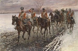 Der Ruckzug Aus Moskau by Jan van Chelminski