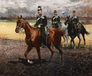 Bayerische Ulanen by Jan van Chelminski