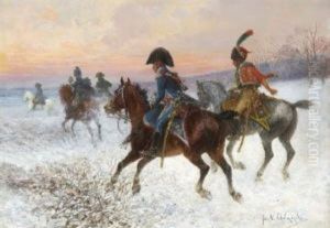Napoleon Vor Moskau by Jan van Chelminski
