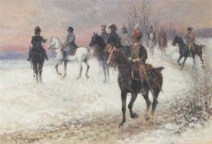 Napoleon A Montmirail by Jan van Chelminski