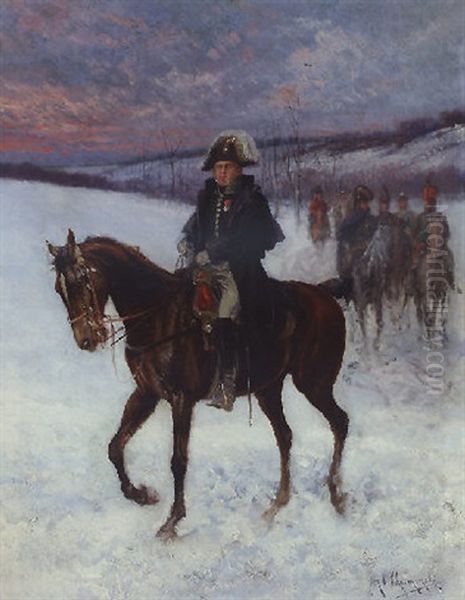 Marshal Ney On Horseback - Campaign In Russia - view 1