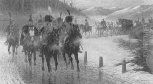 Retour De La Campagne D'austerlitz by Jan van Chelminski