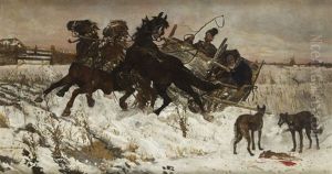 Travelling In Russia by Josef Chelmonski