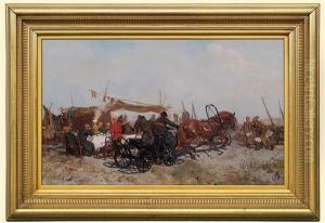 Fair At Eastern Land by Josef Chelmonski