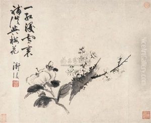 Flowers And Plum Blossoms by Chen Chun