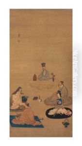 The Drinking Party by Chen Hongshou