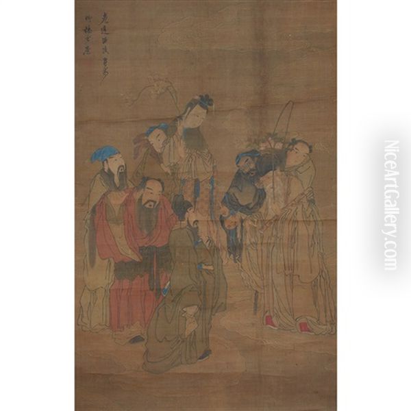 Immortals, Sages And Attendants - view 1