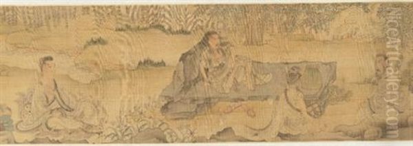 Seven Sages Of The Bamboo Grove by Chen Hongshou