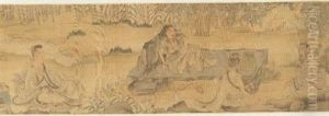 Seven Sages Of The Bamboo Grove by Chen Hongshou