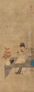 Scholar In Leisure by Chen Hongshou