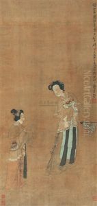 Portrait Of A Lady by Chen Hongshou