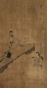 Figures by Chen Hongshou