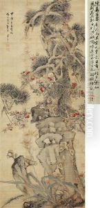 Flowers And Birds by Chen Jiayan
