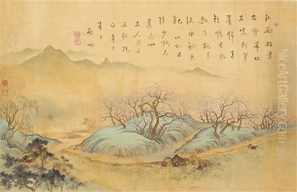 Peach Grove By The Streams - view 1