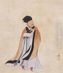 Portrait Of Dongpo by Chen Shaomei