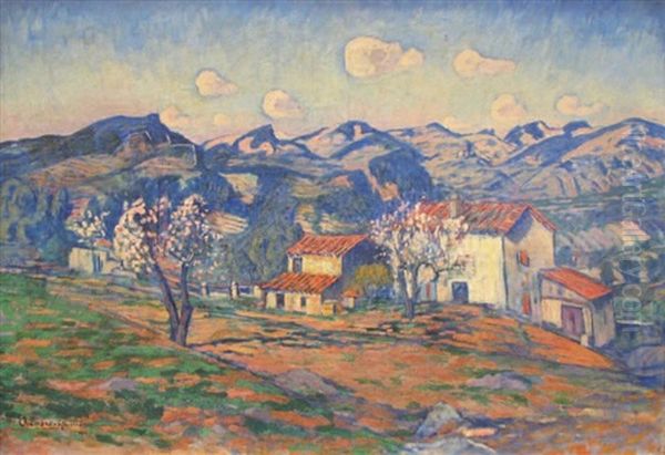 Paysage Aux Montagnes Du Var - view 1