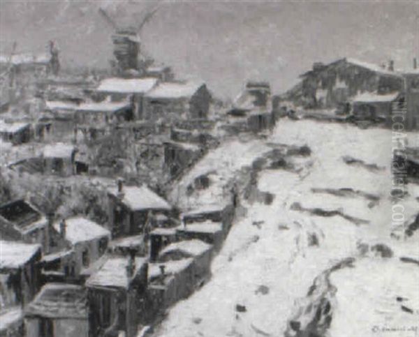 Montmartre, Winter - view 1