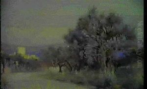 La Route Aux Oliviers, Environs De Toulon by Georges Chenard-Huche