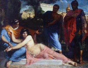 Antoine Et Cleopatre by Paul Chenavard