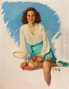 Tennis Girl by Harold W. Cheney