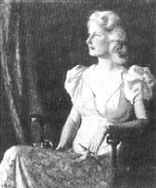 Woman With Rose - view 1