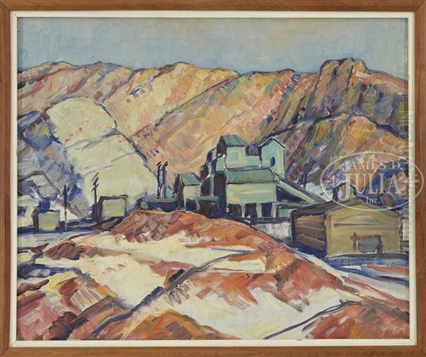 Mining At The Foot Of Mountains - view 1