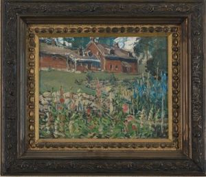 Two Views Of Red Echo Farm, Topsham, Vermont (2 Works)