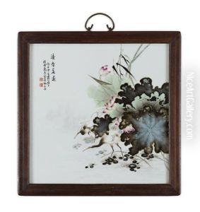 Lotus And Heron by Cheng Yiting