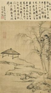 Kiosk Under Willow by  Cheng Zhengkui