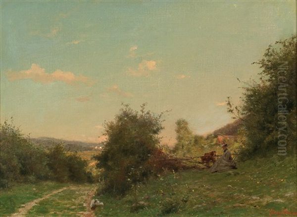 Resting In A Summer Meadow - view 1