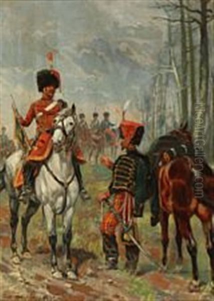 Dragoons At The Edge Of The Forest - view 1