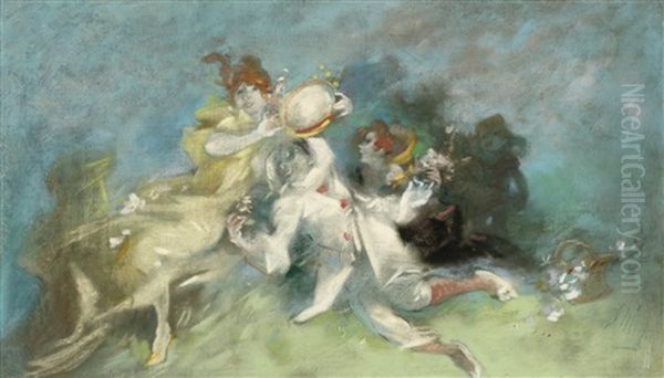 Pierrot And Columbine - view 1