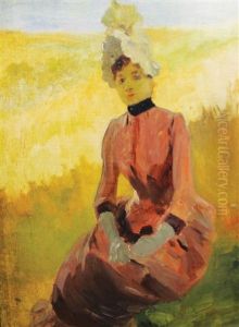 Femme Assise by Jules Cheret