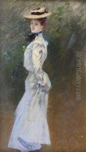 Elegante Au Canotier Jaune