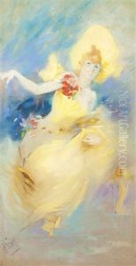 A Dancing Girl by Jules Cheret
