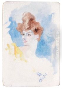 La Baronne Vita En Buste by Jules Cheret