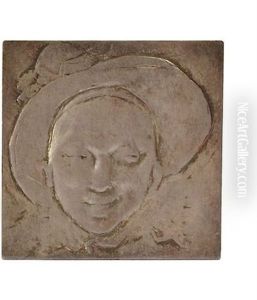 Tete De Pierrot (5 Works) by Jules Cheret