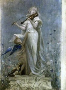Euterpe by Jules Cheret