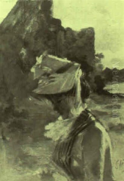 Jeune Fille A La Capeline - view 1