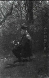 Portrait De Claude Monet by Jules Cheret