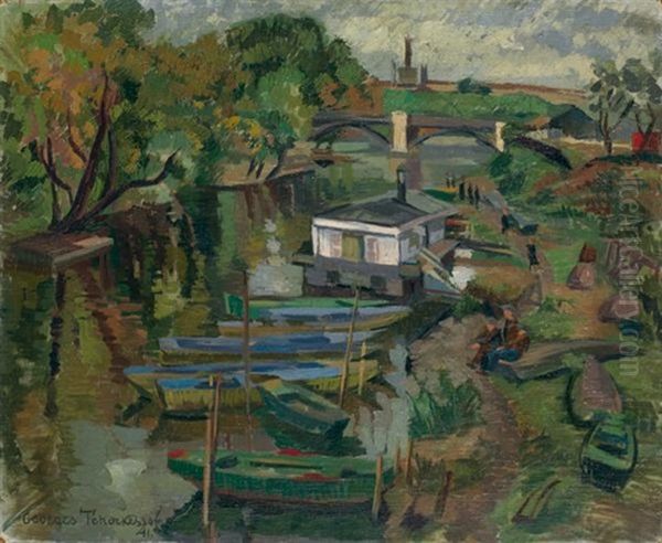 Vue Des Bords De Seine - view 1